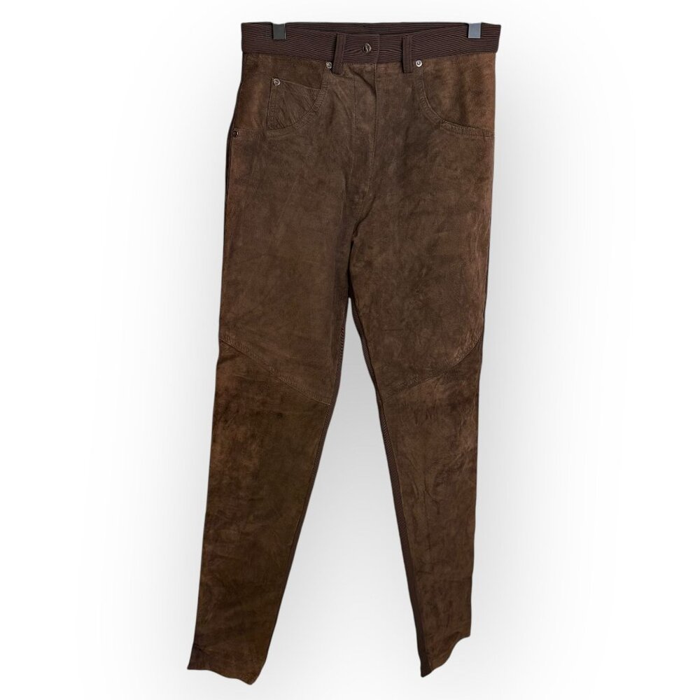 Vintage‎ Brown Suede Pants Size Small